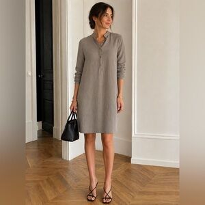 J Jill Woman’s Gray Silk Dress